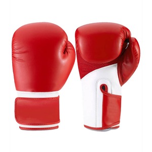 Guantes de Boxeo Personalizados de Alta Calidad al por Mayor OEM, 100% Cuero Vacuno Genuino, Guantes Profesionales para Entrenamiento y Sparring - Product Image 1