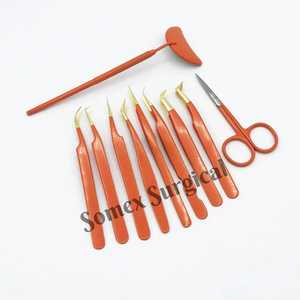 Pince à épiler pointue pour extensions de cils, étiquette personnalisée, vente en gros - Product Image 6