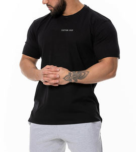 T-shirt personnalisé pour homme – Conception sur mesure, sport, loisirs, manches courtes, gym – Logo personnalisé, séchage rapide, prix bas - Product Image 3