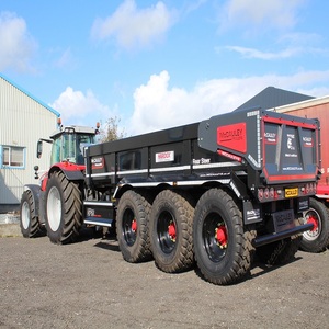 Remolque Agrícola Usado con Volquete Hidráulico para Tractor, Remolque de Carga de 20 Toneladas, Remolques con Volquete para Tractores - Product Image 6