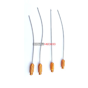 Juego de Cánulas Luer Lock Reutilizables de Alta Calidad para Infiltración Lipo, 5 Piezas de Acero Inoxidable, Juego de Instrumentos de Succión para Cirugía General - Product Image 5