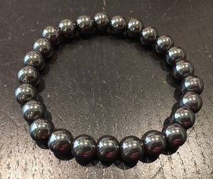 Bracelet élastique en hématite de qualité supérieure, fait main, pour femmes et hommes, pierre naturelle de guérison, vente chaude - Product Image 4