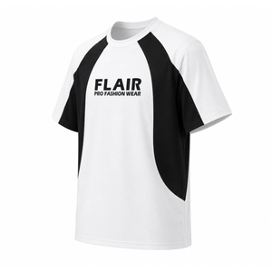 T-shirt Raglan à imprimé graphique surdimensionné pour homme |   T-shirt à col rond imprimé streetwear blanc et noir - Product Image 5