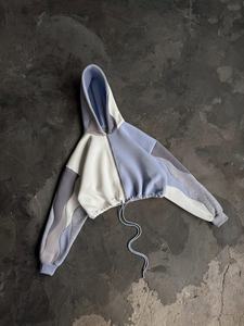 เสื้อฮู้ดครอปแขนยาวผู้หญิงรุ่นใหม่ปี 2026 สไตล์ลำลองแนวสตรีทแวร์ ODM โลโก้ด้านหน้า ผลิตจากผ้าฝ้าย/ใยไผ่ - Product Image 6