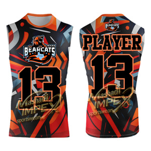 Hot Selling Reversible Hooded <b>Compression</b> 7v7 Custom Flag Football Jerseys Sports Wear Uniforms Premium Sublimation Printing - Product Image 3
