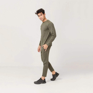 Survêtement personnalisable pour homme grande taille, en molleton imprimé 100 % coton respirant, pull multicolore sportif pour le jogging - Product Image 6