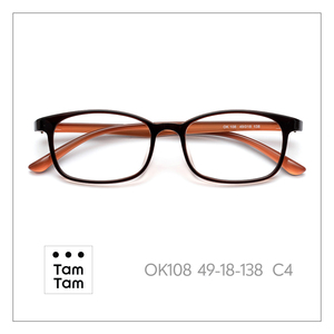 ทัมทัม OK108 กรอบแว่นตาทรงสี่เหลี่ยมเต็มขอบ 49-18-138 C4 สำหรับทุกเพศน้ำหนักเบาสำหรับผู้ใหญ่การแก้ไขการมองเห็น - Product Image 1
