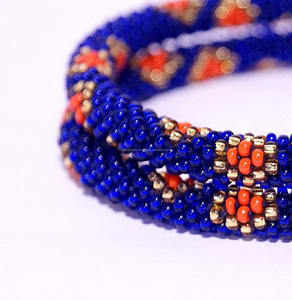 <b>Beaded</b> Tube Charm <b>Bracelet</b> Seed Beads Elastic Bangles Colorful Pattern Luxury Unisex Gift Jewelry <b>Fashion</b> Accessory Wholesale - Product Image 4