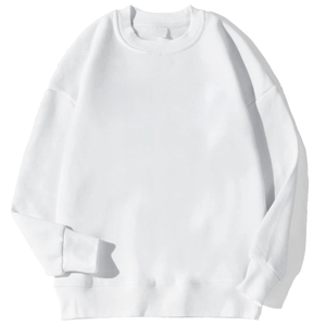 Sweat-shirt personnalisé style hip-hop sublimé, prix de gros, haute qualité, OEM, pull uni teint, pour homme - Product Image 1