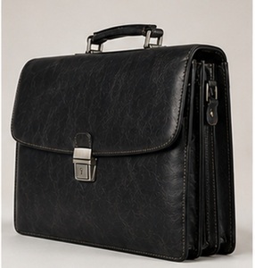 Luxury Genuine <b>Leather</b> Classic Portable Vintage Messenger Retro Office Laptop Business Casual Soft <b>Bag</b> <b>Men</b> Travel Use Full Grain - Product Image 2
