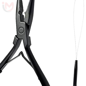 Micro <b>silicone</b> rings beads hair extensions Closed remover pliers set micro beads <b>Silicone</b> rings beads extension <b>tool</b> - Product Image 5