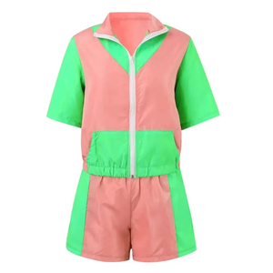 Nouvelle Veste Coupe-Vent Imperméable Personnalisée à Cordon de Serrage, Respirante, Grande Taille, Hiver, Couleurs Contrastées, Courte, 2 Pièces, pour Hommes, Randonnée - Product Image 2