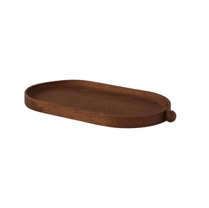 Plateau de service rustique en bois fait main, plateau de cuisine naturel pour les collations, les fruits, le pain, le fromage, les desserts et les apéritifs - Product Image 2
