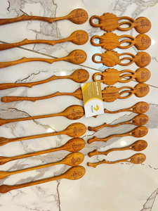 ช้อนไม้ธรรมชาติ-ช้อนกาแฟแกะสลัก-ช้อนไม้สำหรับงานปาร์ตี้ขนาด 30 มล. เป็นมิตรกับสิ่งแวดล้อม 99GD - CARYLN - Product Image 2