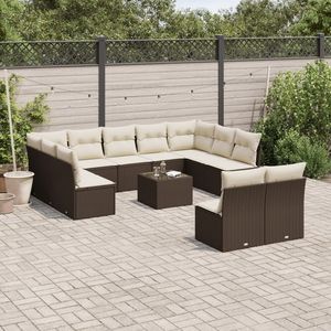 Conjunto de Sofás Marrones para Jardín, Muebles de Patio - Product Image 1