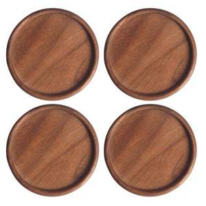 Bohemian Style Wood Engraved Handmade Coaster <b>Set</b> with Non-Slip <b>Placemats</b> Mats & Pads-Customized Design Factory Price - Product Image 6