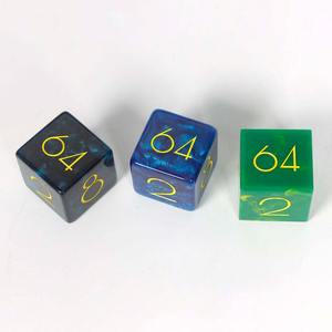 Cubo de Doblejado de Resina Premium para Juegos de Mesa, Superficie Brillante, Dados de Backgammon con Acabado Perlado, Cubo de Juego de Resina de Alta Calidad - Product Image 6