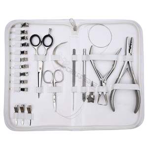 Juego de Herramientas Profesionales para Extensiones de Cabello con Micro Anillos, Alicates de Bloqueo de 3 Orificios, Removedor de Micro Anillos, Clips y Organizador con Cierre - Product Image 6