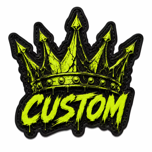 Custom PVC <b>Name</b> Patch with Velcro Backing | Personalized Rubber Patch | 3D Soft PVC <b>Name</b> <b>Tag</b> for Hats, Backpacks - Product Image 1