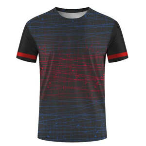 Unisex Soccer Jersey Football <b>Tshirt</b> OEM Service Name Printing Summer 100% <b>Polyester</b> Quick Dry Breathable - Product Image 4