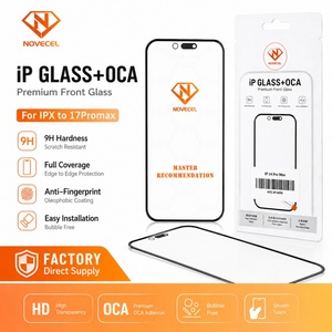 Novecel pour <span class=keywords><strong>Apple</strong></span> 17 Pro Max – Vitre extérieure avec colle OCA pour réparation d'écran tactile <span class=keywords><strong>iPhone</strong></span> 16 15 14 13 12 11 Pro Xs Max <span class=keywords><strong>XR</strong></span> - Product Image 1