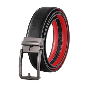 Cinturón de Cuero Genuino de Alta Calidad para Hombre, Diseño Casual y de Negocios, con Hebilla Automática, en Oferta - Product Image 1