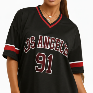 Camiseta Deportiva Personalizada Transpirable 100% Poliéster, Manga Corta, Impresión por Transferencia de Calor, Secado Rápido, Ropa Deportiva para Entrenamiento en Equipo - Product Image 2