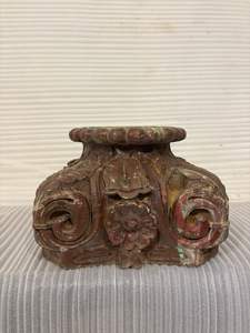 Décoration d'intérieur rustique et moderne, élégant porte-bougie en bois, rehausse l'esthétique du salon, du bureau à domicile, meubles en bois naturel - Product Image 5