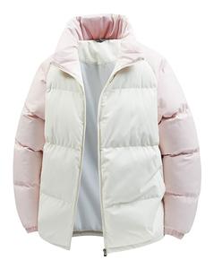 เสื้อโค้ทกันหนาวแบบมีฮู้ดสำหรับผู้ชาย ผลิตโดยผู้ผลิตดั้งเดิม พร้อมโลโก้สั่งทำพิเศษ  เนื้อผ้ากันน้ำ  เงาสีดำ  แบบพัฟเฟอร์ - Product Image 2