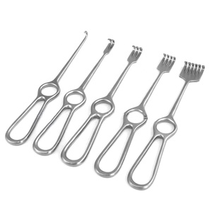 En gros, Rétracteurs de plaies Volkmann à pointes aiguisées et émoussées, en acier inoxydable de haute qualité, longueur 21,5 cm, largeur 20 mm, hauteur 9 mm - Product Image 1