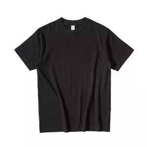 T-shirts Homme Oversize Col Rond Couleur Unie Coton/Polyester Grande Taille OEM ODM Personnalisé Manches Courtes Respirant Épaules Tombantes - Product Image 1
