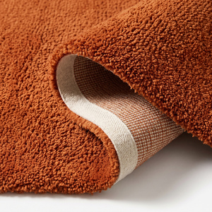 Alfombra de Terracota Cálida, Tejida a Mano, Suave y Texturizada, para Sala de Estar, Dormitorio, Decoración Contemporánea para el Hogar - Product Image 6