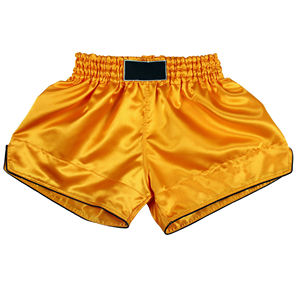 Pantalones Cortos de Boxeo de Color Sólido, Pantalones de Kickboxing, Estilo Tailandés, Pantalones Cortos de Muay Thai para Adultos - Product Image 5