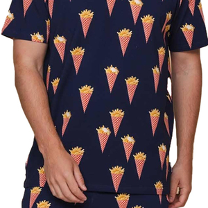 Men's Summer Sports Wear Two-Piece <b>Set</b> Breathable Short Sleeve T-Shirt Shorts Unisex Casual Solid <b>Knitted</b> Polyester Cotton - Product Image 4