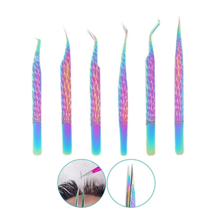 Ensemble d'outils de beauté personnalisés en acier inoxydable de haute précision, colorés, pour faux ongles et extensions de cils antistatiques - Product Image 6