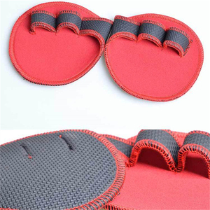 Muñequeras de Nailon/Poliéster/Rayón Rojas con Cierre de Gancho y Bucle, Protección Avanzada de Alta Resistencia para Levantamiento de Pesas, Unisex, Antideslizantes - Product Image 1