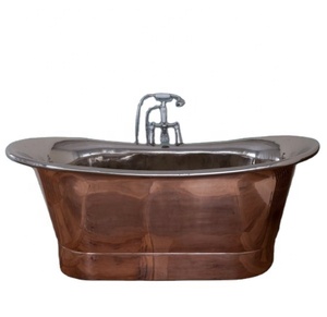 Bañera de cobre puro de alta calidad, elegante para el hogar, Hotel, baño, bañera de cobre - Product Image 1