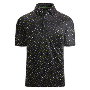 Camisetas de Polo de Golf para Hombre de Alta Calidad, Transpirables, de Verano, Mezcla de Poliéster y Elastano, Cómodas, con Logotipo Personalizable Impreso - Product Image 2