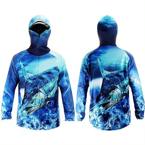 Sudadera con Capucha de Pesca para Hombre, Último Modelo, a la Moda, Nueva Llegada, Spandex y Poliéster, Transpirable, Ropa de Pesca para Exteriores - Product Image 3