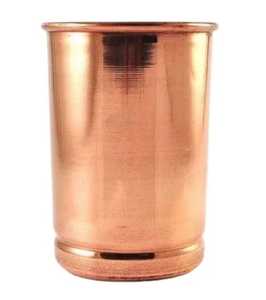 Lot de 2 gobelets à boire en cuivre pur à rayures, verres à eau à motif, vaisselle ayurvédique pour la santé, fournisseur en gros - Product Image 5