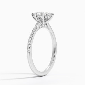 Anillo BOJ 0125 con Corte Marquesa, Plata 925, Anillo Solitario de Lujo con Engaste de Garras, Diamante de 2ct, Color D, VVS1, Moissanita, Certificado GRA - Product Image 2
