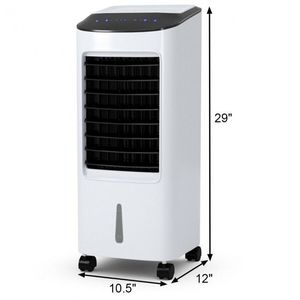 Ventilatore Raffrescatore Evaporativo Portatile con Umidificatore e Telecomando per Casa e Ufficio - Product Image 5