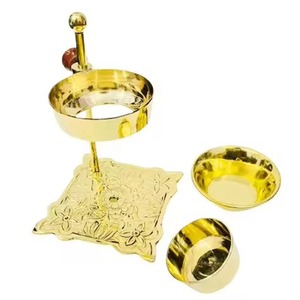 High On Sale New Bronze Incense <b>Burner</b> With Lattice Design Aromatherapy Diffuser All Season Use Incense <b>Burner</b> <b>For</b> Church - Product Image 2