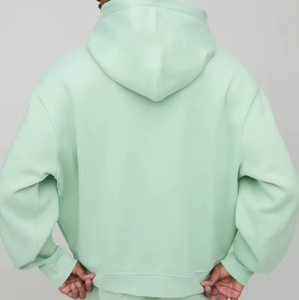 ชุดเซ็ตเสื้อฮู้ดดี้โอเวอร์ไซส์และกางเกงวอร์มผู้ชายสั่งทำพิเศษ ผ้าฝ้าย 100% 500 GSM - Product Image 5