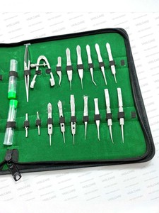 Juego de Instrumentos de Microcirugía Oftálmica para Cataratas, 32 Piezas, Acero Inoxidable Alemán, Manual, Reutilizable, Kit Quirúrgico Ocular para Uso Hospitalario, ENT - Product Image 6