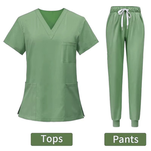 Uniforme de Spa Rosa de Poliéster y Spandex, Talla Grande, Uniforme de Enfermería de Algodón, Conjuntos de Uniformes de Enfermera a la Moda para Mujer - Product Image 4