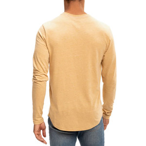 Camiseta de verano personalizada de algodón y poliéster para hombre, camiseta de manga larga con impresión personalizada, camiseta de manga larga para gimnasio y correr en venta - Product Image 4