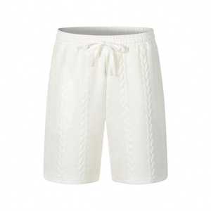 Ensemble décontracté pour homme, 100% coton, uni, short cargo d'été, taille élastique, longueur mi-genou, respirant, séchage rapide, à capuche - Product Image 5