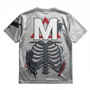 Camiseta Urbana Moderna Metálica de Moda, Camisa Casual de Lujo para Hombre, Talla Grande, Diseño Europeo y Estadounidense, MALUZA INDUSTRIES - Product Image 3