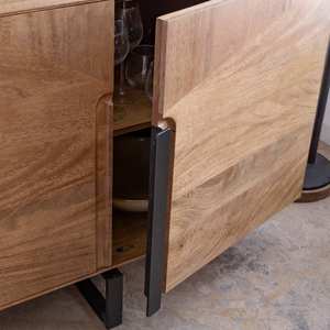 Aparador Vandana Sereno Falcon de Madera de Mango y Metal - Aparador - Product Image 3